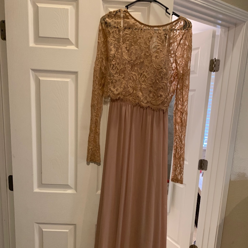 Tan dress